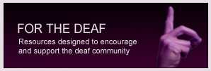 Support for the Deaf community